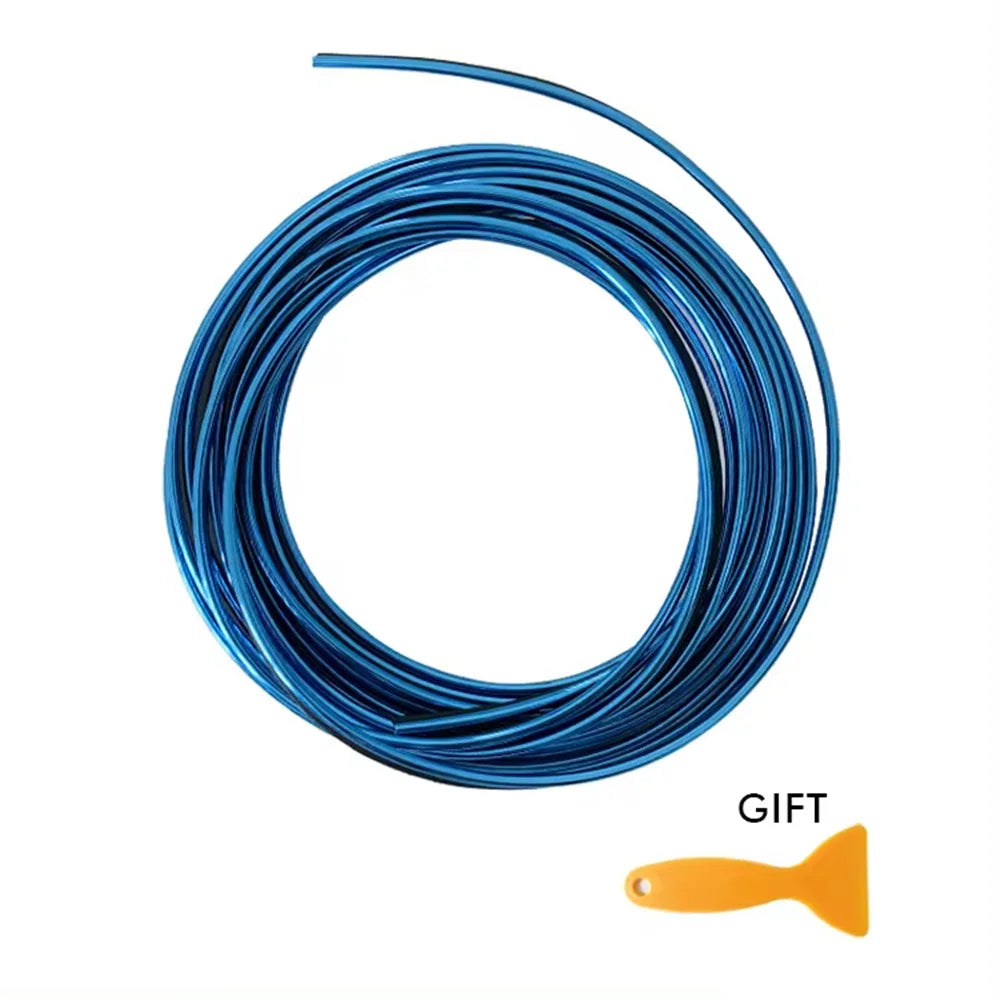 Universal Car Moulding Decoration Flexible Strips 5M/3M Interior Auto Mouldings Car Cover Trim Dashboard Door Car-styling