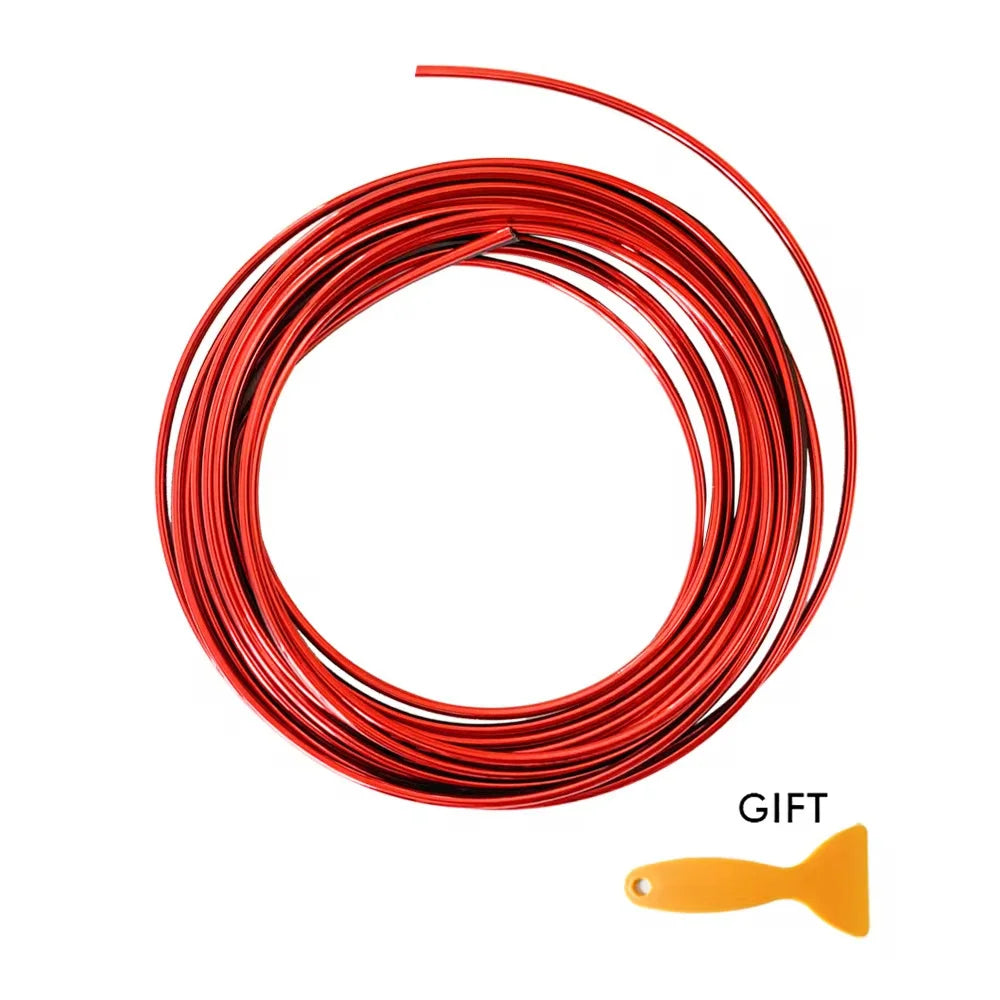 Universal Car Moulding Decoration Flexible Strips 5M/3M Interior Auto Mouldings Car Cover Trim Dashboard Door Car-styling